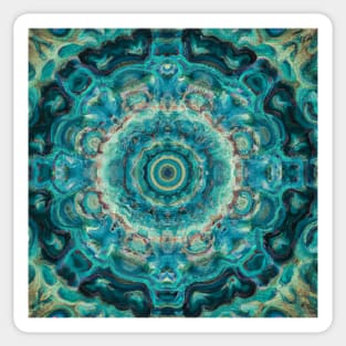 Turquoise Mandala Sticker